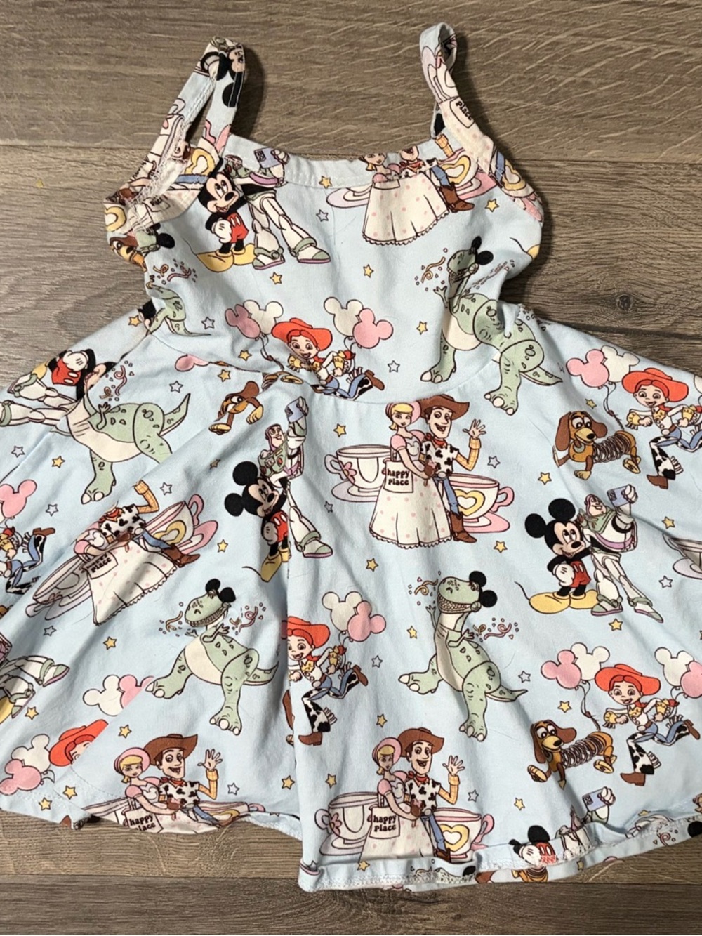 Wild Rich Kids Light Blue Disney Character Sleeveless Dress